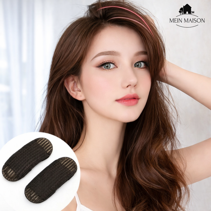 GlowLift Volumen-Pads unter dem Deckhaar für natürlichen Schwung & langanhaltendes Haarvolumen.