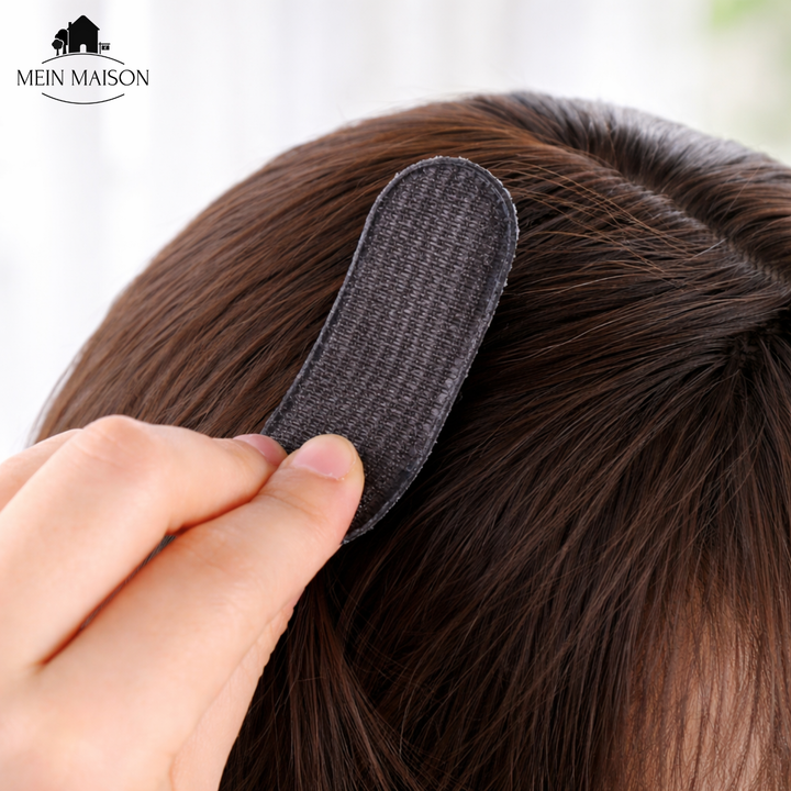 Diskrete GlowLift Haar-Volumen-Einsätze zur Kreation von sofortiger Haarfülle und Volumen.