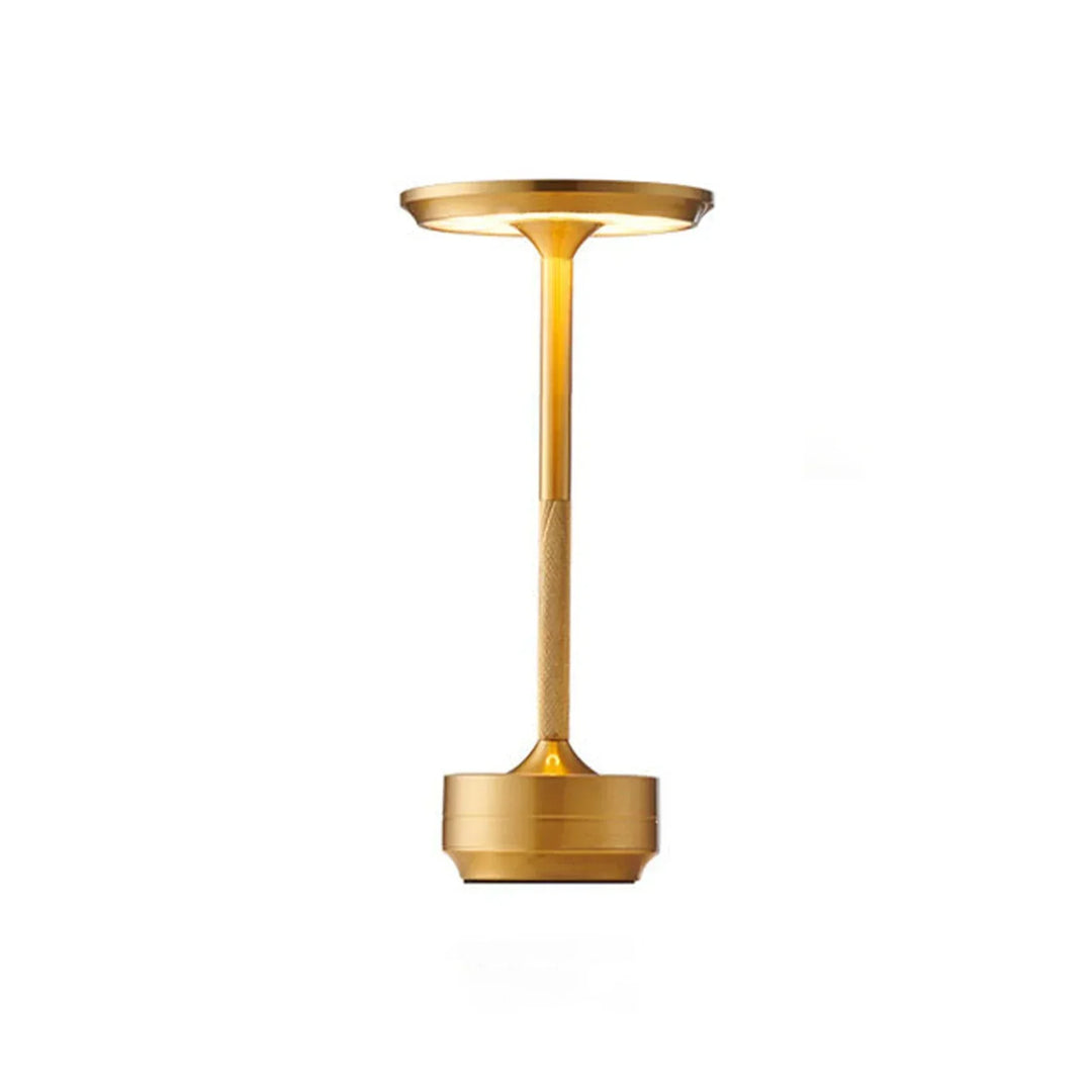 Kabellose dimmbare LED Nachttischlampe mit Touch-Steuerung, ideal für Schreibtisch & Schlafzimmerambiente.