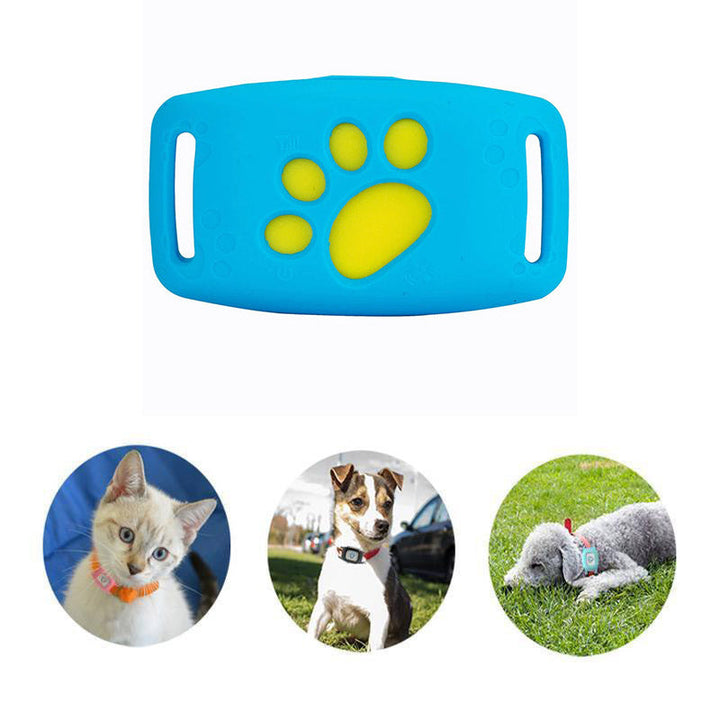 Sicheres GPS Katzenhalsband für Haustierortung in Himmelblau. Echtzeit-Tracking, wasserdicht & Geofence für Katzen.