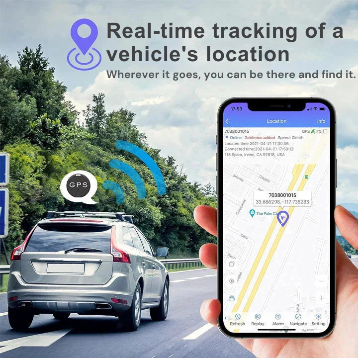 GPS Tracker für Fahrzeuge & Wertsachen, magnetisch, Echtzeit-Ortung per App.