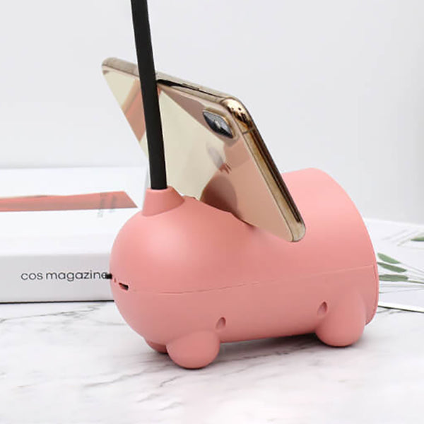 Multifunktionale BunnyGlow LED-Lampe mit USB-Anschluss und Stifthalter für Schüler & Studenten.
