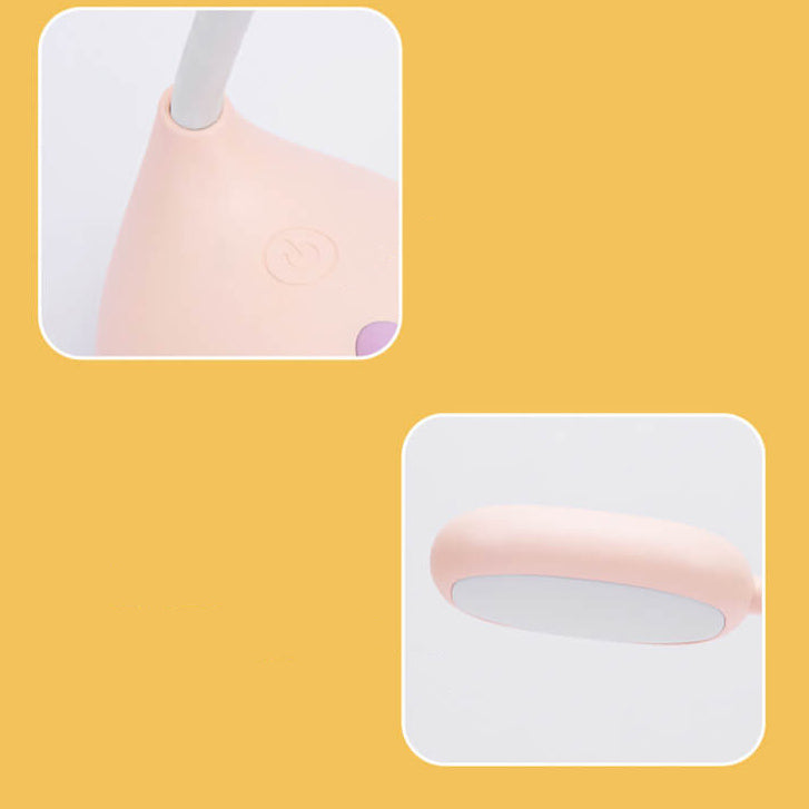 Kompakte Kinder-LED-Lampe, wiederaufladbar, kabellos, augenschonend, ideal als Reise- oder Nachttischlampe.