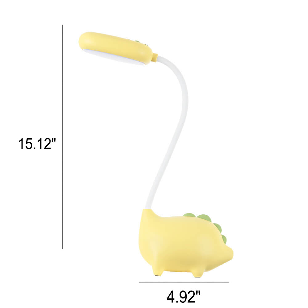 Grüne, augenfreundliche Kinder-LED-Lampe, wiederaufladbar & kabellos, sichert gesundes Licht beim Lernen.