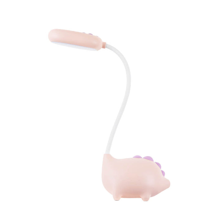 Rosa Kinder-LED-Schreibtischlampe, wiederaufladbar, augenfreundlich & dimmbar, perfekt für Kinderaugen.