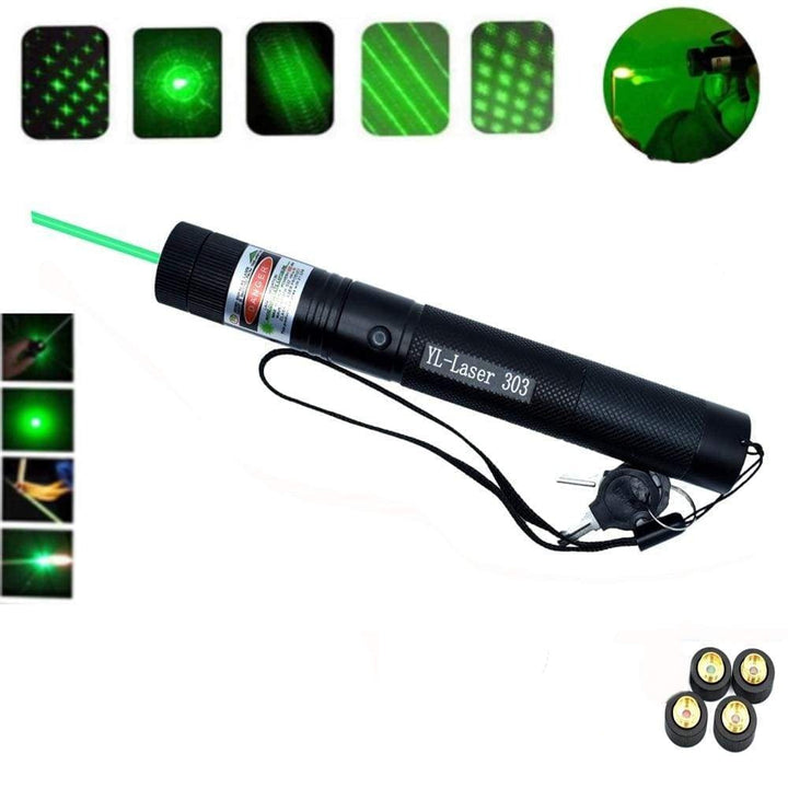 Grüner und roter Laserpointer PrecisionBeam für professionelle Präsentationen und Vorträge.