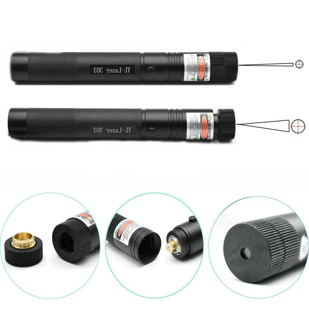 Professioneller grüner und roter Laserpointer für klare Präsentationen im Büro und bei Vorträgen.