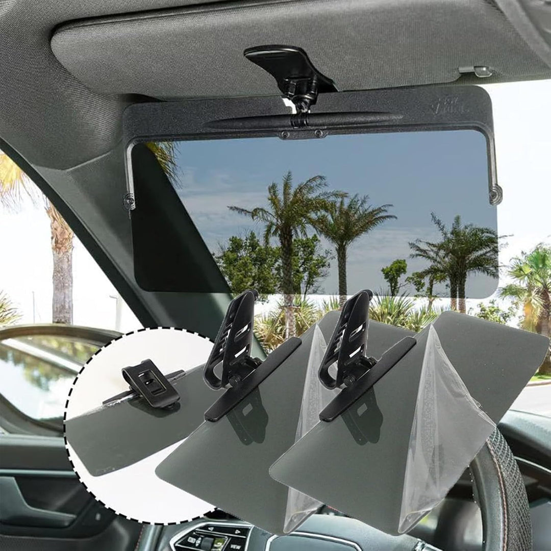 Ergonomische, universal Auto Sonnenblende mit polarisiertem Blendschutz, UV-Schutz und Fahrkomfort.