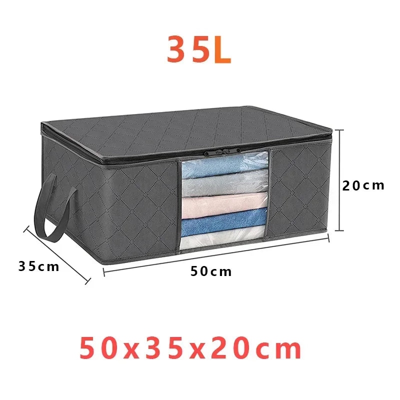 Multifunktionale Aufbewahrungsbox für Kleidung, Bettwäsche und Textilien – effiziente Organisation.