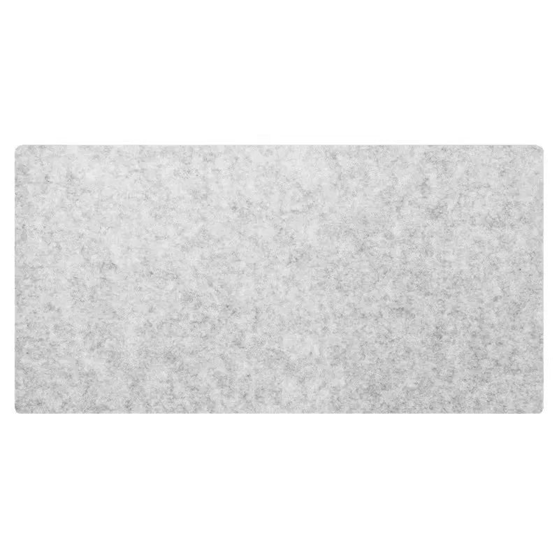 Rutschfestes Design Mauspad aus Wollfilz (schwarz). Verbessert Komfort und Ästhetik am Arbeitsplatz.