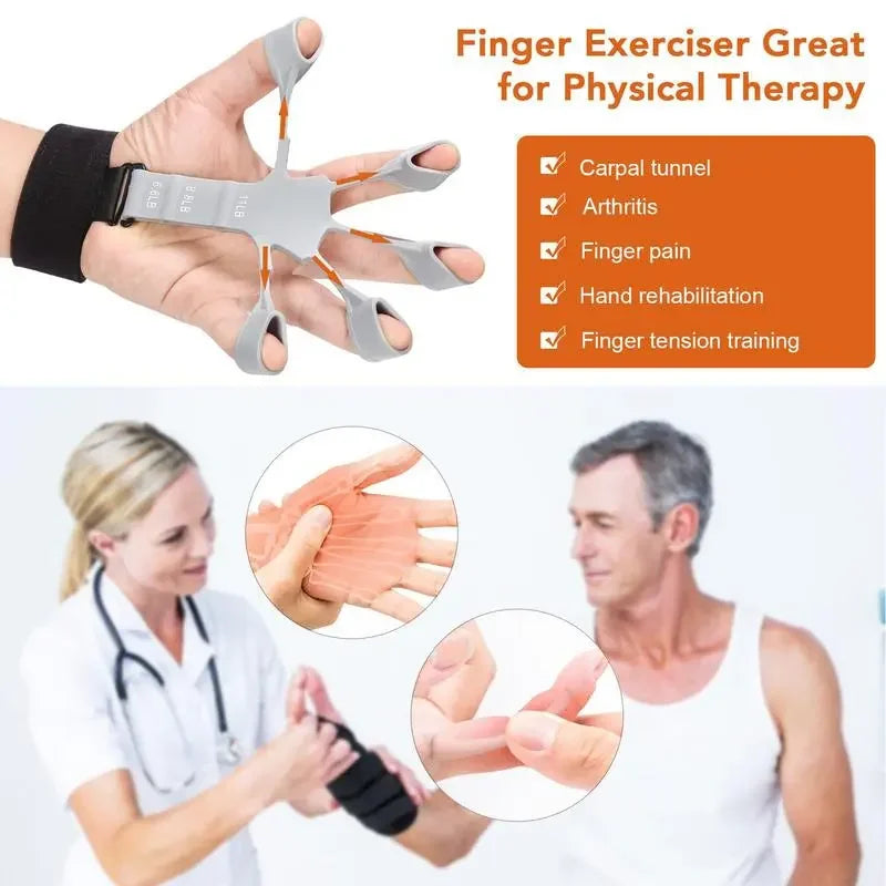 GripMaster Hand- & Fingertrainer für Klettersport & andere Sportarten. Steigert Griffkraft, Stärke & Leistung effektiv.