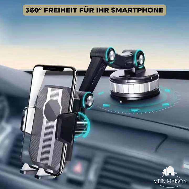 Universelle GripTech Auto Smartphonehalterung als praktisches Kfz Zubehör, kompatibel mit den meisten Handymodellen.