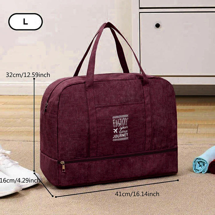 Reisefreundliche Damen-Reisetasche, faltbar & groß. Müheloses Handgepäck für entspannte Wochenendtrips.