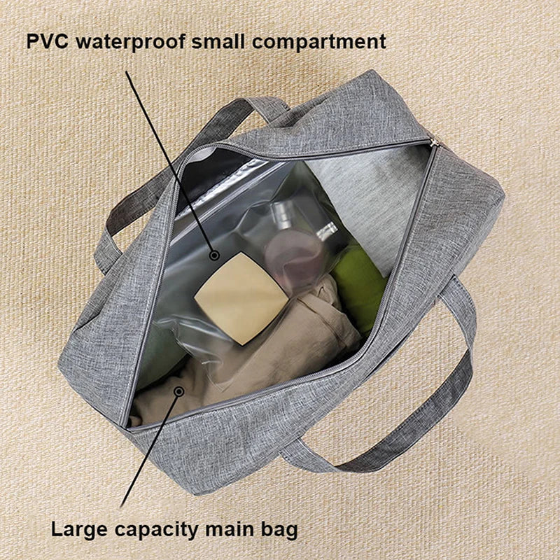 Vielseitige faltbare Damen-Reisetasche, groß. Perfekt als Sporttasche, Wochenendtasche oder Handgepäck.