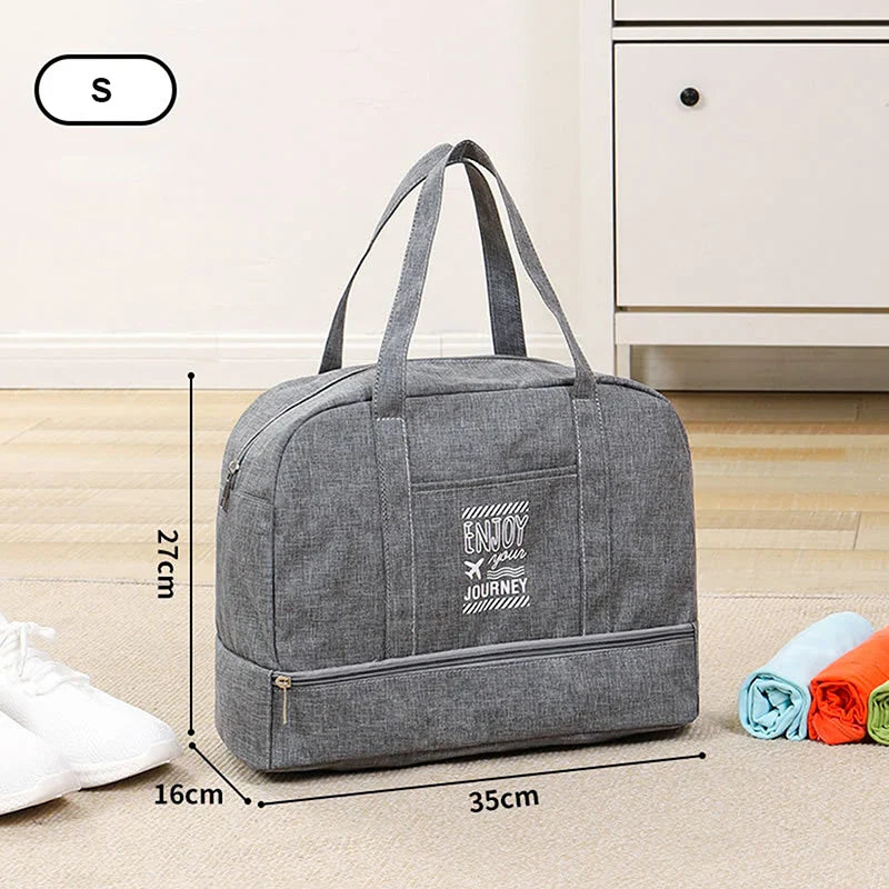 Damen-Handgepäcktasche faltbar & groß, ideal für den Flughafen. Die perfekte Wochenendtasche.
