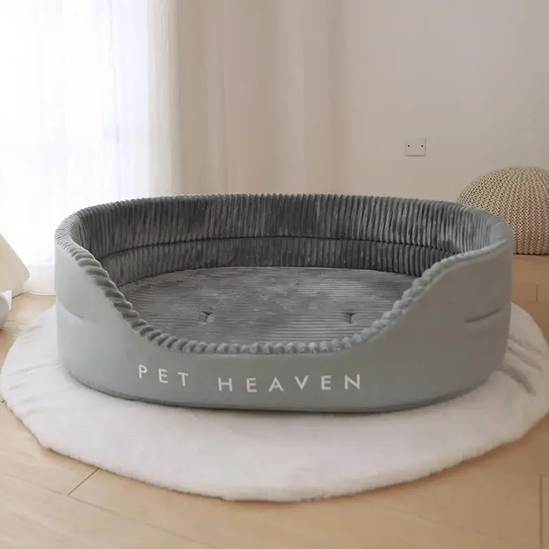 Große, graue, orthopädische CozyPaws Deluxe Hundematte für tiefen, unterstützenden Schlaf & Komfort Ihres Haustieres.