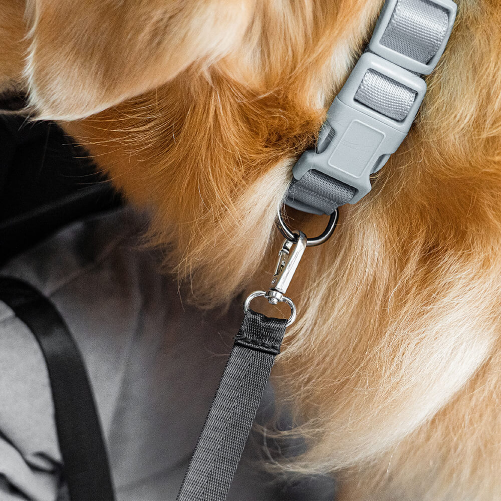 Wasserabweisender Hundeautositz mit robusten Gurten & weichem Hundebett fürs Auto.