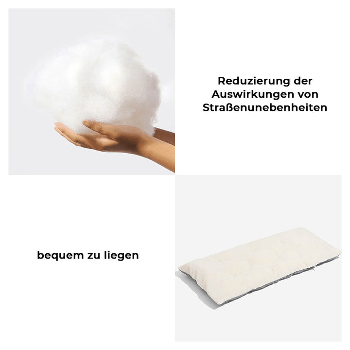 Hochwertiger Hundeautositz, wasserabweisend & strapazierfähig. Optimal für Tiersicherheit.