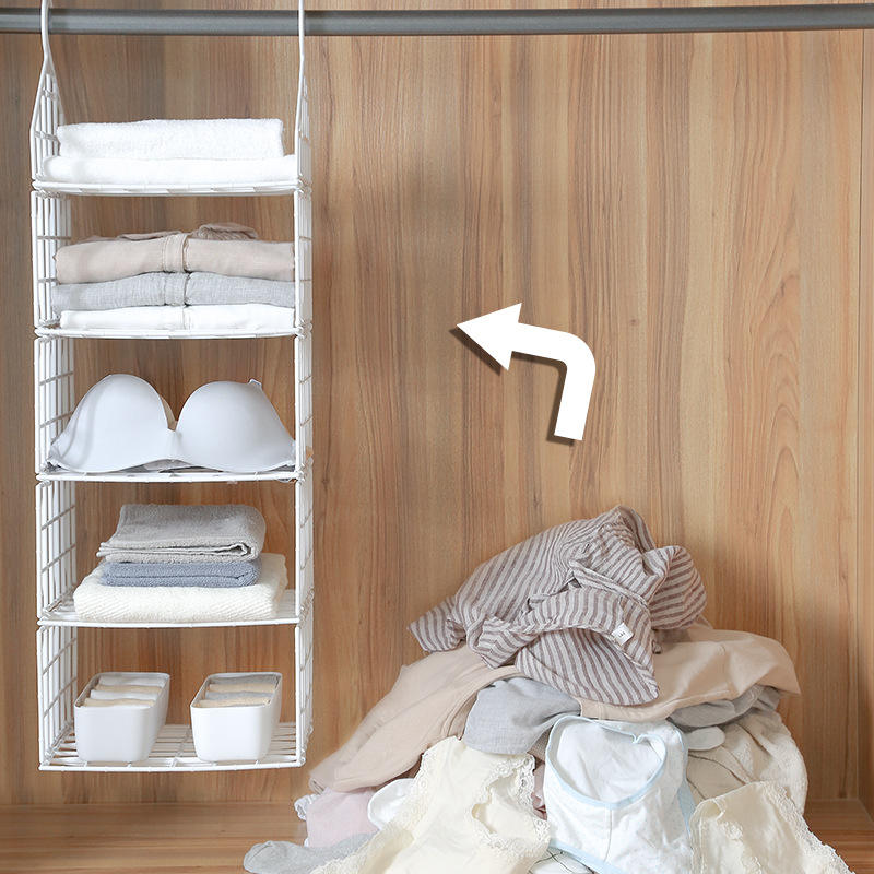 Hängender Kleiderschrank-Organizer: Ein Raumsparwunder für Ihre Kleideraufbewahrung.
