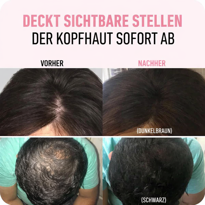 Haarstyling: Ansatzkaschierer für mehr Fülle, einfache Anwendung.