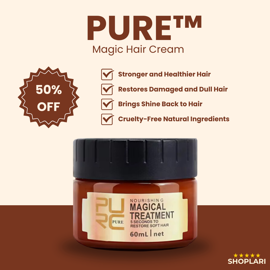 Haarcreme mit Arganöl für sofortigen Glanz, Anti-Frizz & Feuchtigkeit. Stärkt das Haar nachhaltig. 60ml Tube.