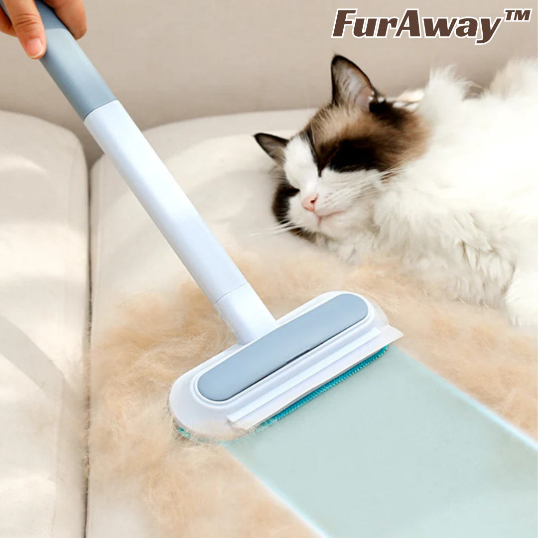 HairSweep Tierhaarentferner für Tierhaare von Polstern, Teppichen & Kleidung. Ideal für Haushalt & Auto.