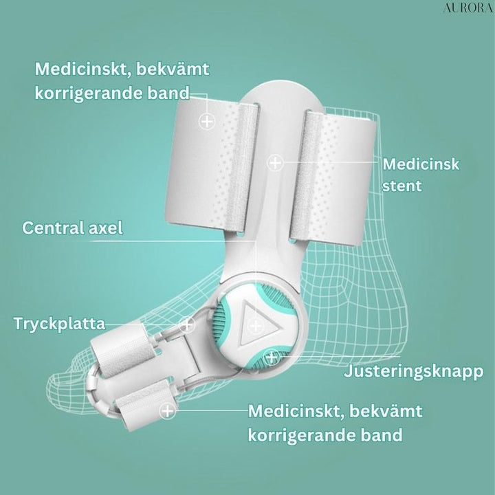Ergonomische Hallux Valgus Korrektur für eine gesunde Fußmechanik und mehr Komfort.