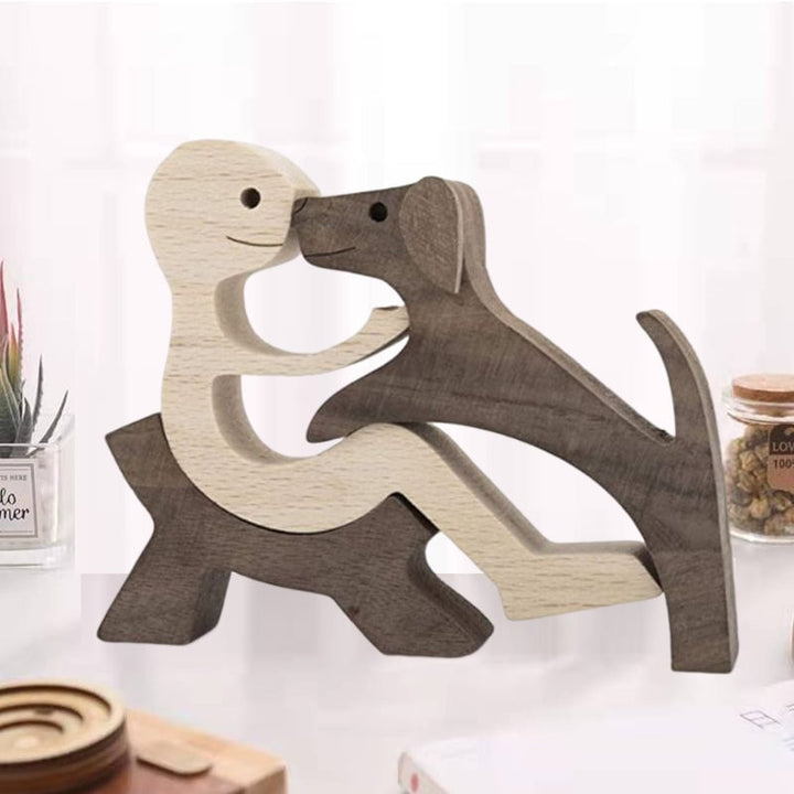 Handgemachte Holz Tierfigur, eine einzigartige Geschenkidee für jeden Anlass.