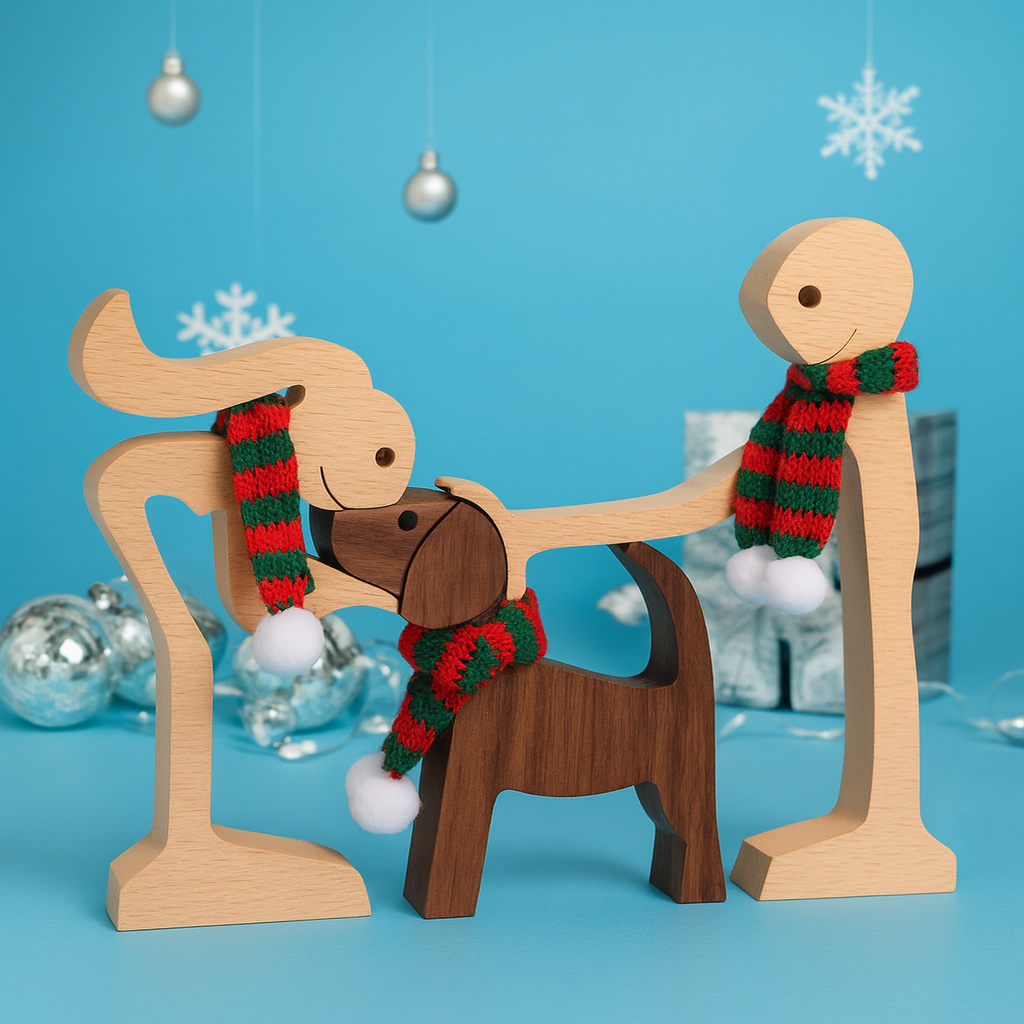 Kleine Holz Tierfigur, handgeschnitzt, ideal als kleines Geschenk oder Tischdeko.