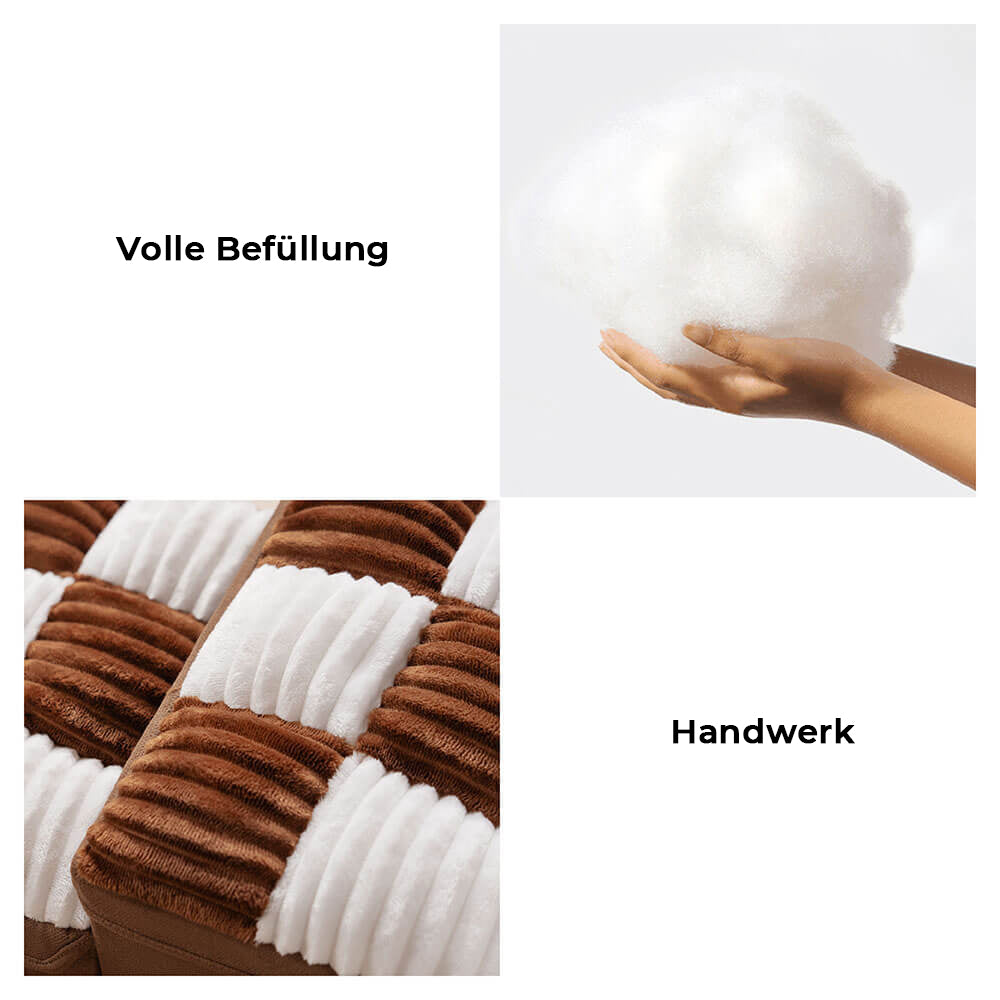Weiße Hundetreppe mit Gelenkschutz; stilvolle Hundemöbel mit Stauraumfunktion.