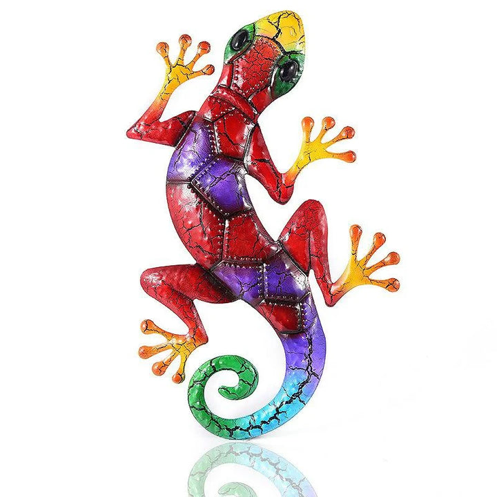 Handgeschmiedete Metallkunst-Wanddeko, Tiermotiv, aus Schmiedeeisen. Eine stilvolle Ergänzung für jede Wand.