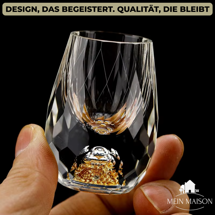 Kristall-Schnapsglas GemChisel, luxuriös und handgeschliffen, mit edlem Design für Kenner.