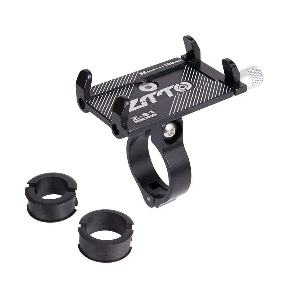 Outdoor Handyhalterung für Fahrrad & Motorrad. Stoßfeste Aluminium Lenkerhalterung, 360° drehbar für Navigation.