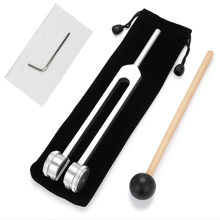 HarmoniStick 128 Klanginstrument in friedlicher Umgebung. Perfekt für Klangtherapie, Entspannung & Stressabbau.
