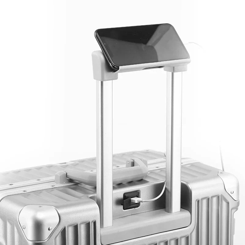 Stylischer Hartschalenkoffer Tallinn mit Aluminiumrahmen, 360°-Spinnerrollen und elegantem Design für Ihre Reise.