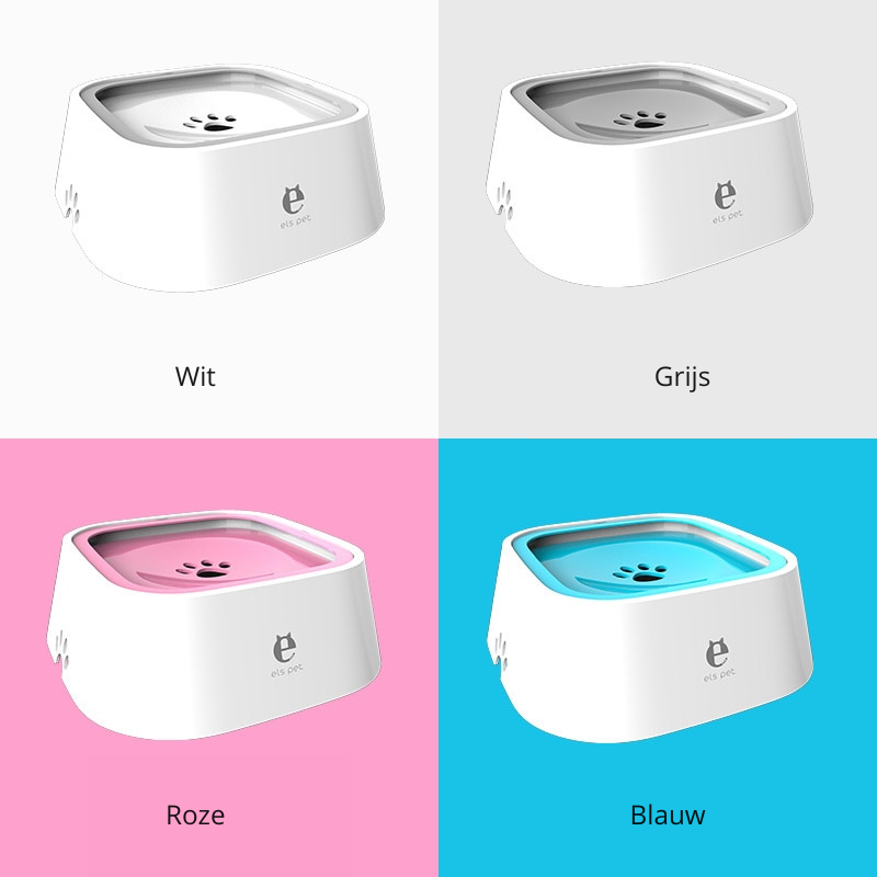 Sicherer Anti-Spritz Wassernapf für Katzen & Hunde. Fördert gesunde Trinkgewohnheiten, kein Chaos.