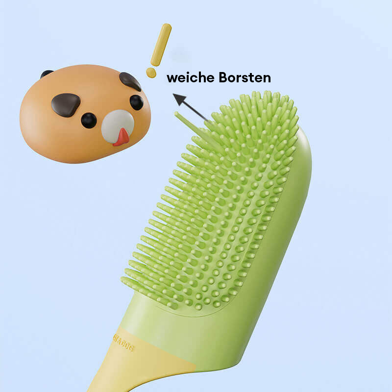 Fördert Mundhygiene: Flexible Fingerzahnbürste für Hunde & Katzen für tägliche Zahnpflege.