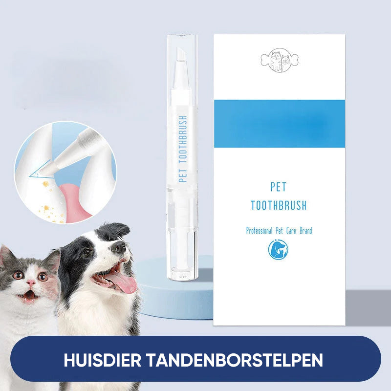 Gesundes Zahnfleisch & frischer Atem bei Haustieren dank PetSmile Zahnbürstenstift. Für optimale Tierpflege.