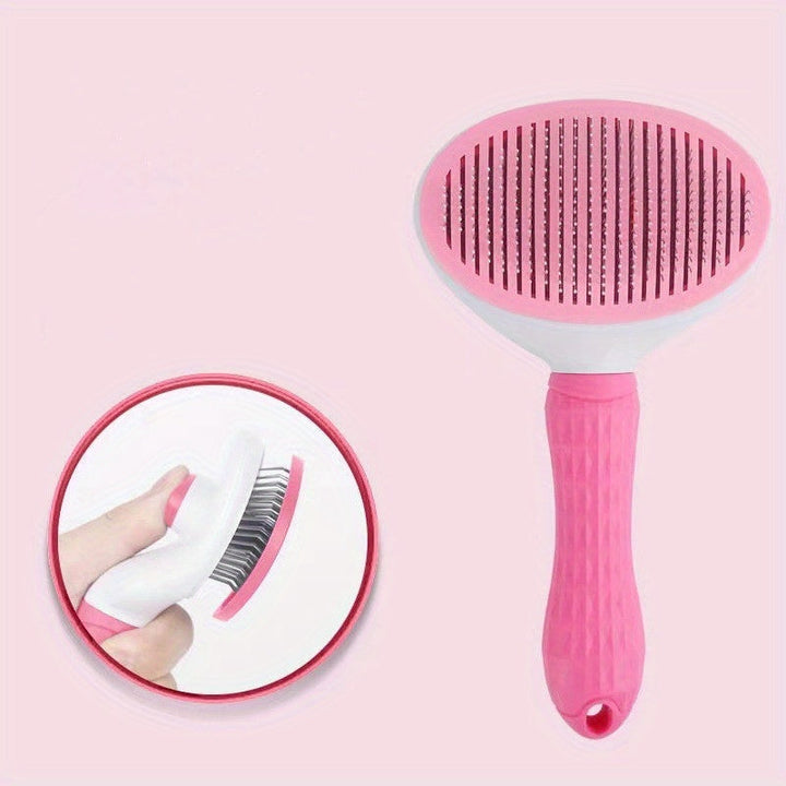 Detailansicht der sanften Borsten des FurFree Comb Pflegekamms, ideal für Hunde- & Katzenfell.