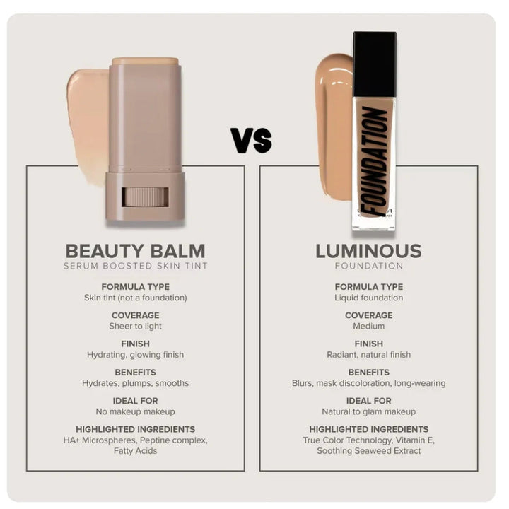 HautGlanz Glow-Ton Balsam, tierversuchsfreie Foundation. Vegane Make-up Feuchtigkeitspflege.