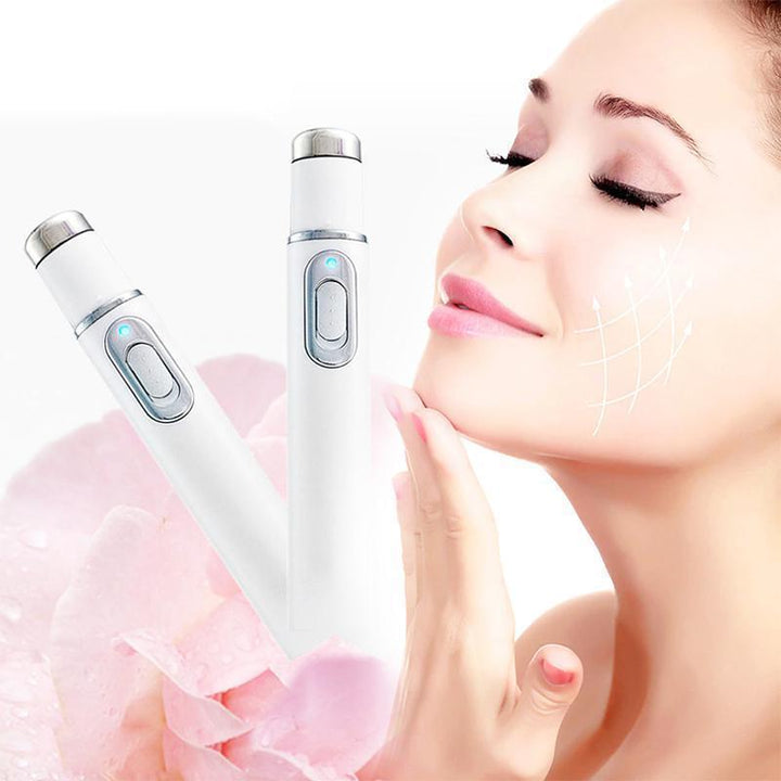 Anti-Akne Blaulicht-Therapie Laser-Stift für die Gesichtspflege. Reduziert Entzündungen & reinigt Poren.
