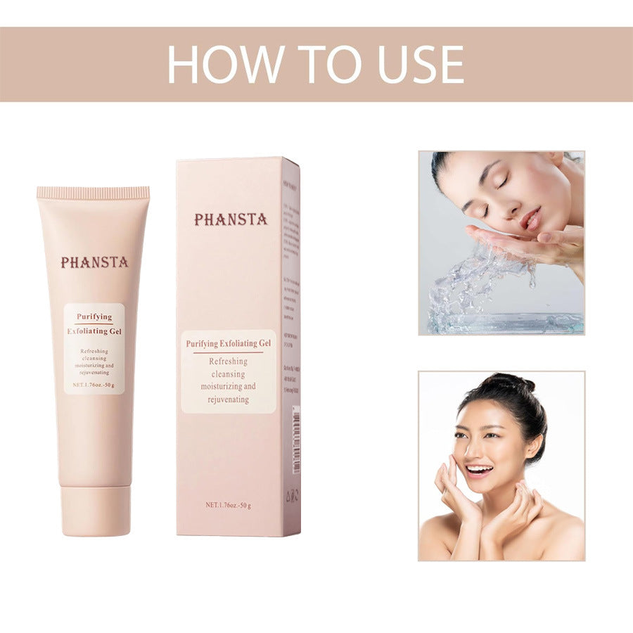 HautPolitur Peeling-Gel reduziert dunkle Flecken & Hautanhängsel. Für ebenmäßige, gesunde, strahlende Haut.