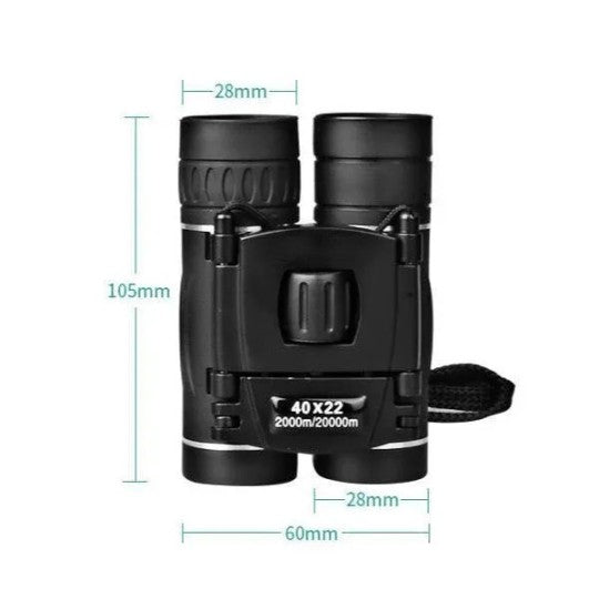 Professionelles HD 40x22 Fernglas mit klarer Optik. Ideal für Jagd, Vogelbeobachtung und präzise Sicht.