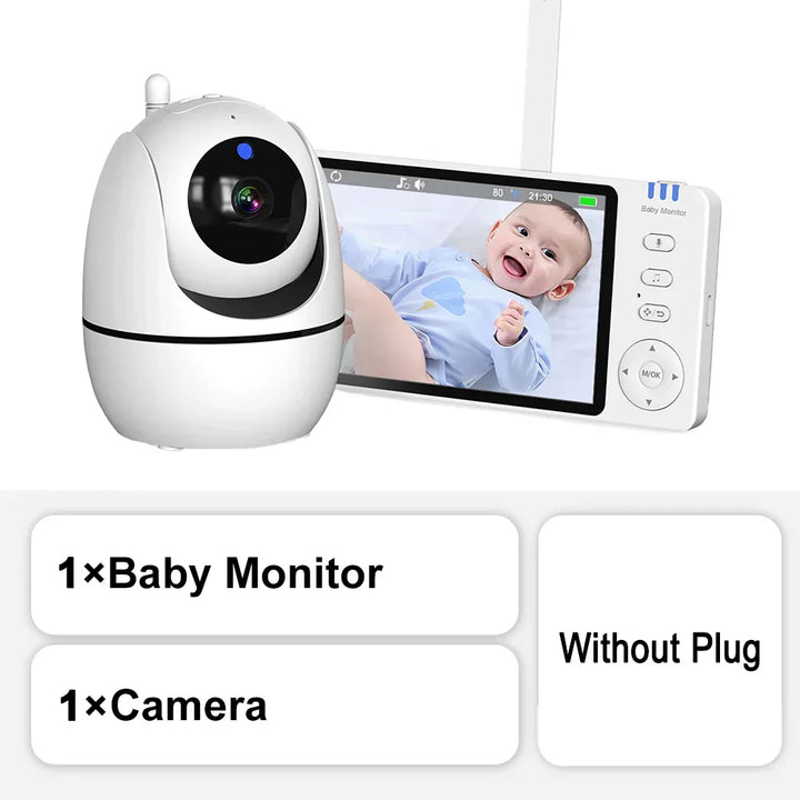 Einfach zu installierende PTZ-Babykamera im Babyzimmer für maximale Sicherheit und Überwachung.