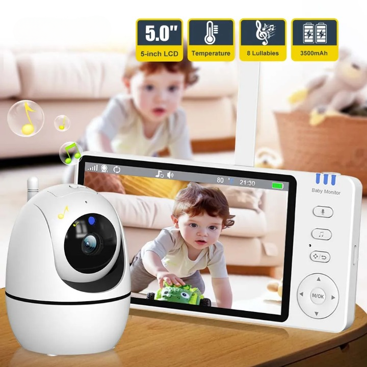 Sichere Verbindung des HD Video-Babyphones für zuverlässige und private Baby-Überwachung zu Hause.