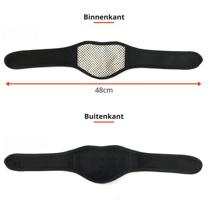 Therapeutisches Nackenband mit Turmalin zur Förderung der Durchblutung & Schmerzlinderung.