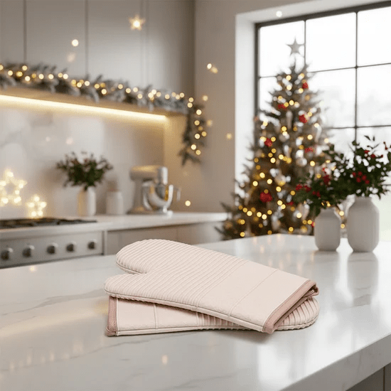 HEATSAFE rutschfeste Ofenhandschuhe für sicheres Backen & Grillen mit maximalem Hitzeschutz in der Küche.