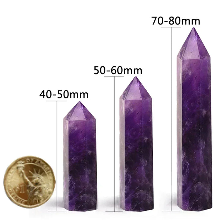 Edelstein Obelisk, ideal als spirituelles Energieobjekt & stilvolles Wohnaccessoire für positive Vibes.