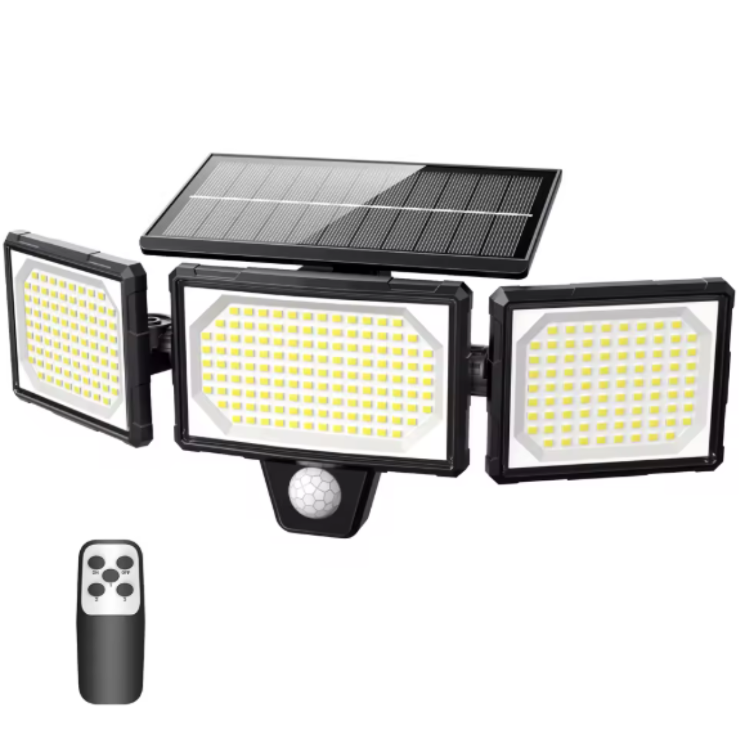 Energiesparende Solar-Gartenleuchte mit hellen LEDs, umweltfreundliche Außenbeleuchtung für dunkle Ecken.