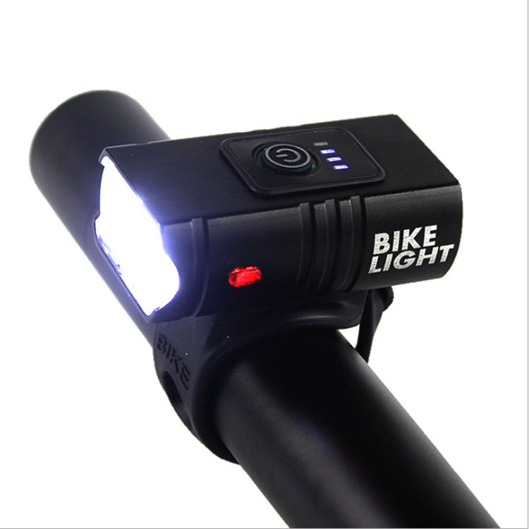 Zuverlässiges LED-Fahrrad Frontlicht. USB-wiederaufladbar, hell, wasserdicht für Outdoor-Sicherheit.